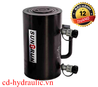 Kích thủy lực 2 chiều đặc vỏ nhôm RSAR-1008(100 tấn-200mm)