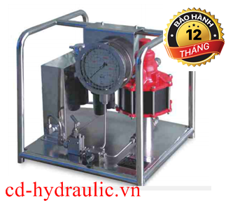 Bơm khí nén cao áp, áp suất làm việc max 1500 bar