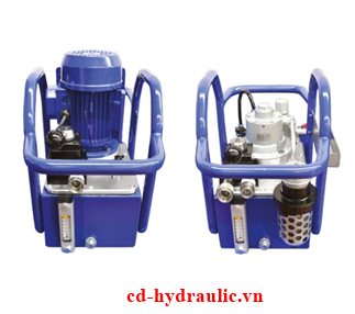 Bơm khí nén và bơm điện cho cắt đai ốc thủy lực HTL