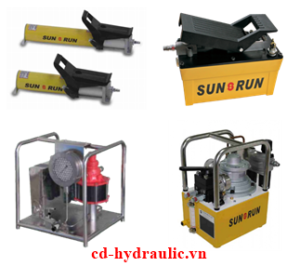 Bơm khí nén cho cắt đai ốc thủy lực 0.8- 8 lít Sunrun