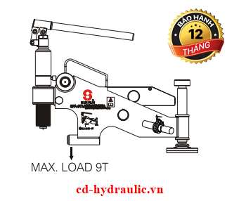 Căn chỉnh mặt bích thủy lực Sunrun FSA-9TM( 9 tấn)