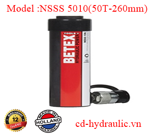 Kích thủy lực 1 chiều Betex NSSS 5010(50 tấn-260mm)